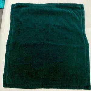 CB2 Ava Pillow Cover Dark Teal 20x20